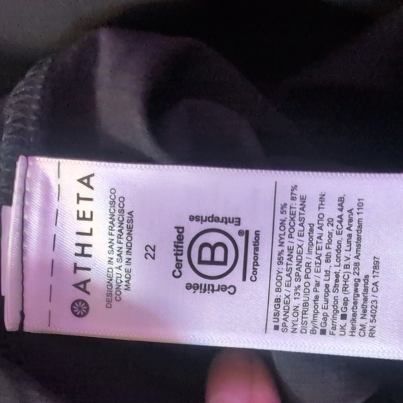 Athleta Trekie Ankle Length Pull On Athletic Workout Pants Size 22 - Picture 6 of 6